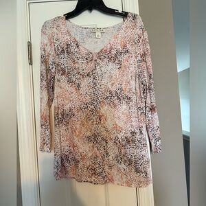 Women's Multicolor Printed Top